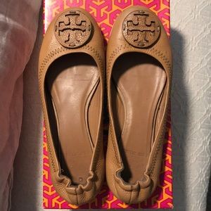 Tan story Burch flats